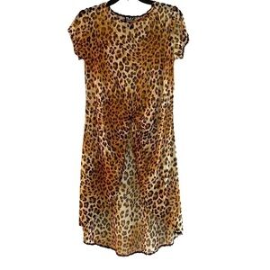 TMG leopard bathing suit cover up great for cruise Awesome animal print Medium
C